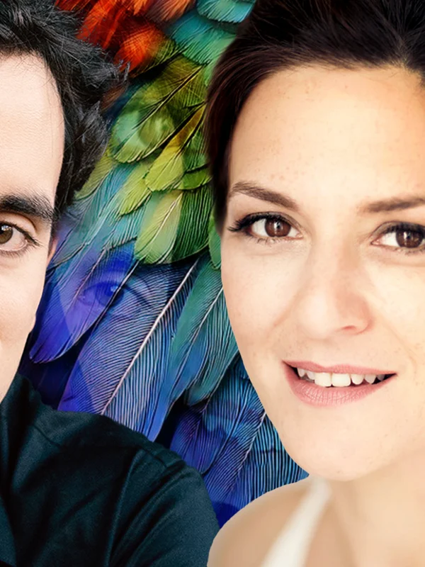 Collage: Lorenzo Soules (© SihooKim) und Martina Gedeck (© Karel Kühne)